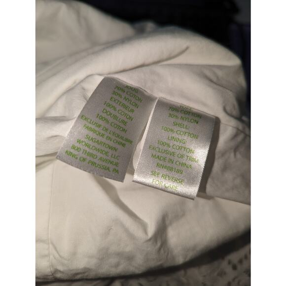 Lilly Pulitzer Sofia Resort  White Lace Shift Dress Mini Eyelet Detail Size 0 - Picture 8 of 10